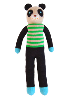 bamboo knitted bear doll