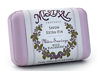 mistral wild blackberry shea butter soap